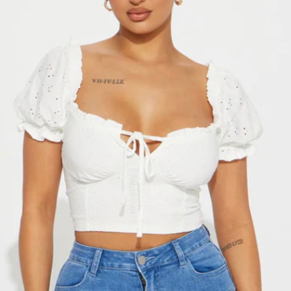 Fashion Nova Off Shoulder Crop Top